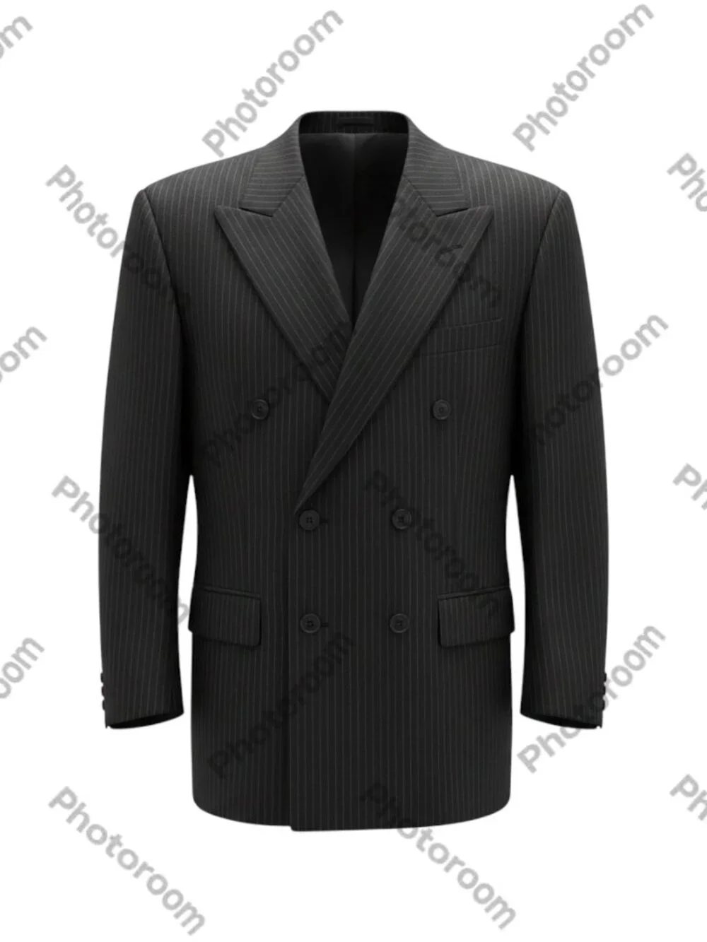 Embassy Square Wool Blazer 42R Black